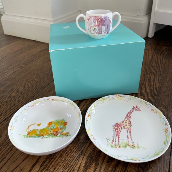 Tiffany & Co. Baby China set of 3, Tiffany Jungle - Picture 6 of 9